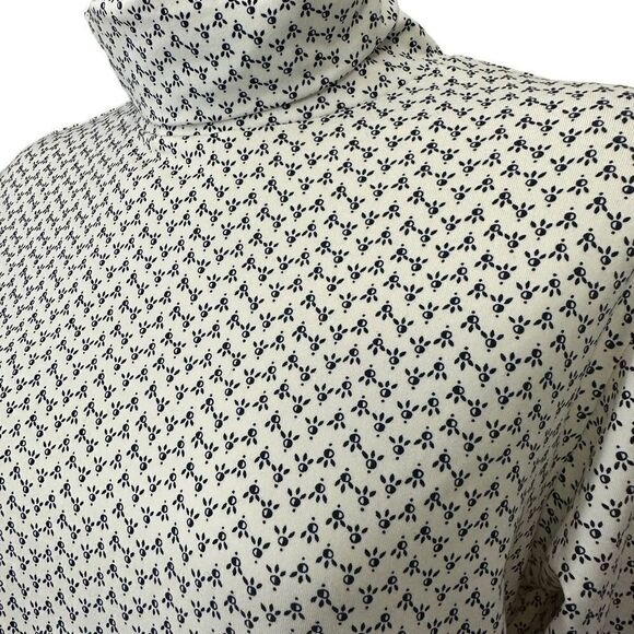 WOOLRICH Womens Parchment‎ Turtle Neck Nylon Blend Stretchy Sweater size S New - Picture 3 of 10